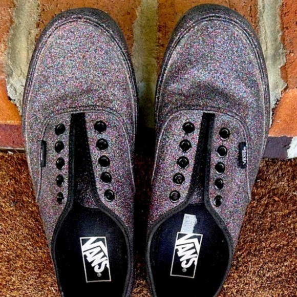 Super glittery disco ball Vans holographic sneakers - Picture 8 of 8